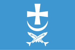 Flag of the town of Azak today
