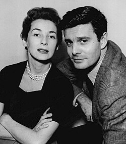 Jourdan with Felicia Montealegre (1955)