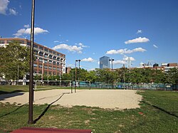 Buckley Volleyball Courts on 33rd and Arch Streets