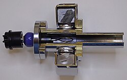 Penning vacuum gauge (cut-away)