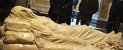 Veiled Christ, a 1753 statue by Giuseppe Sanmartino, was widely believed to be created by alchemy.[107]