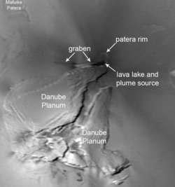 Highest resolution image of Pele taken by Voyager 1 in March 1979