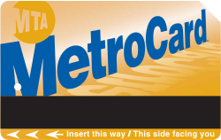 The current MetroCard design