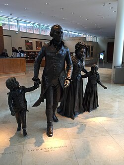George Washington Family Statue