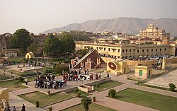Historical Jantar Mantar observatory in Jaipur, India