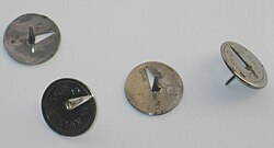 Thumbtacks such as these are sometimes pushed in the hammers of a piano to give the instrument a more percussive sound.