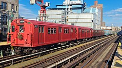 Holiday Nostalgia Train at 125th Street in 2022