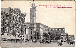 Market Street, showing northwest corner of the public square