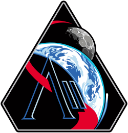 The reverse side of the mission patch