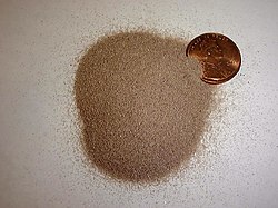Sand-sized grains of zircon