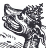 Beast wearing papal tiara from Luther's translation of the New Testament from 1522.