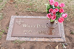 The gravestone of Post