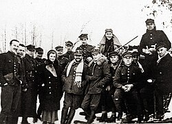 The first partisan of World War II Hubal and his unit in Poland in winter 1939