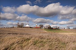 Rural farmland in America