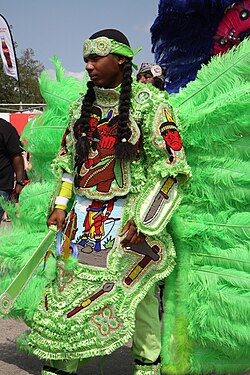Mardi Gras Indian.