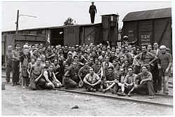 Budapest 1945. Repatriation of 2,000 Italian prisoners of war.