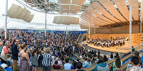 The Michael Klein Music Tent during the 2015 Aspen Music Festival and School season