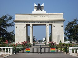 Independence Arch in Accra