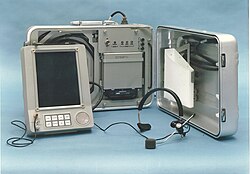 The first portable electronic book, the U.S. Department of Defense's "Personal Electronic Aid to Maintenance"
