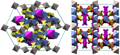 Coquimbite crystal structure