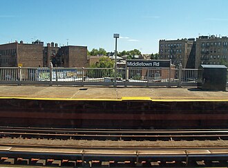 Middletown Road subway station on the 6 and <6> trains