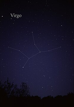 The constellation Virgo