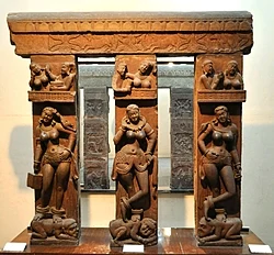 The Bhutesvara Yakshis, Mathura, 2nd century CE.