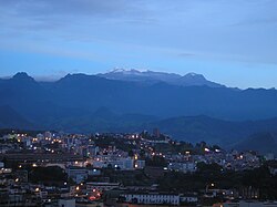 Nevado del Ruiz seen from Manizales, 2006