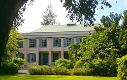 Government House, the official residence and working place of the Governor-General