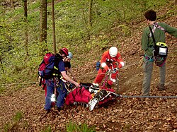 Rescue rope training