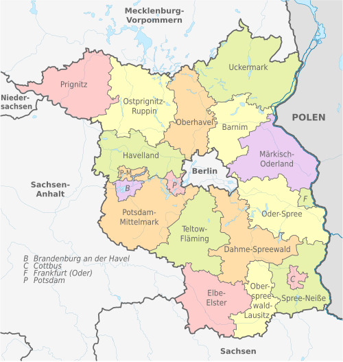 Administrative divisions of Brandenburg
