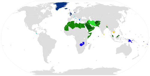 Countries with a state religion