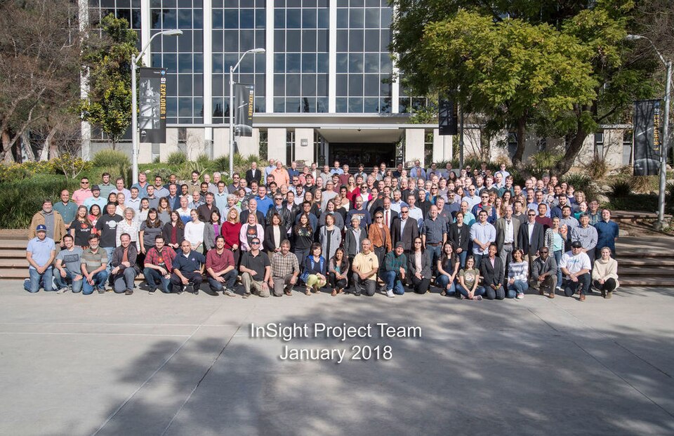 InSight team at JPL