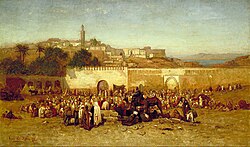 Tangier's population in 1956 included 40,000 Muslims, 31,000 Europeans and 15,000 Jews.[69]