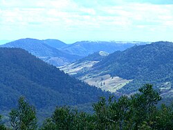 The McPherson Range at Lamington National Park in South East Queensland