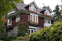 Cobain's house in Seattle, where he was found dead in April 1994