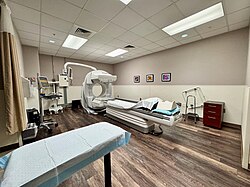 A medical imaging suite in a hospital in North Carolina
