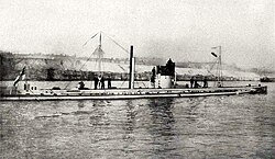The German submarine SM U-9, which sank three British cruisers in less than an hour in September 1914