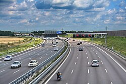 Bundesautobahn 9 near by Garching bei Muenchen, Germany