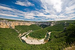 Le cirque de la Madeleine, Gorges de l'Ardèche, France