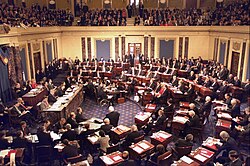 Clinton's impeachment trial in 1999