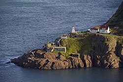 Coastal artillery battery at Fort Amherst, Newfoundland