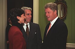 President Clinton hosting Epstein and Maxwell at the White House in 1993