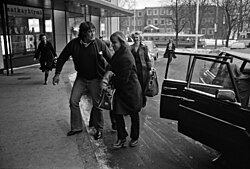 Drummer Derek Longmuir in Helsinki, 1978