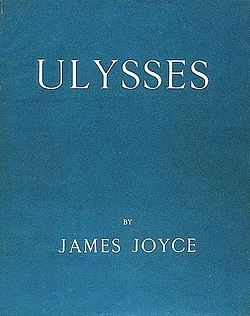 Front cover of James Joyce's Ulysses (1922)
