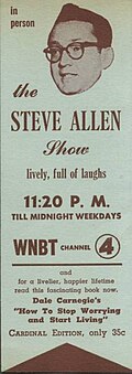 Bookmark promotion for Allen's late-night show