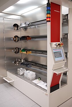 Furnaces used for diffusion and thermal oxidation at LAAS technological facility in Toulouse, France.