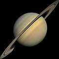 The planet Saturn