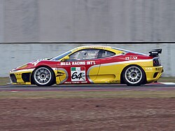 A Ferrari 360 GT shared by Charles Kwan and Matthew Marsh in the 2004 FIA GT Championship.