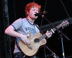 Sheeran at the Frequency Festival in Austria, August 2012